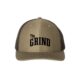 the grind outdoors logo tan hat