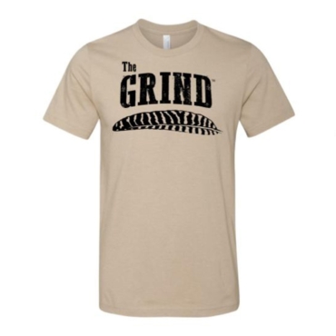 the grind outdoors logo Khaki shirt